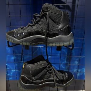 Nike Black Youth 1Y US Gamma Blue Air Jordan 11 Xi Sneakers